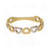 Sortija corazones oro bicolor M-1089724AB