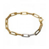 Pulsera oro bicolor circonitas M-2124133AB