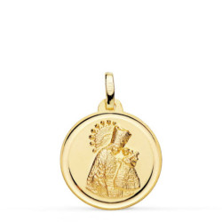 Medalla virgen de los desamparados oro