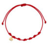 Pulsera 7 nudos corazón mini oro