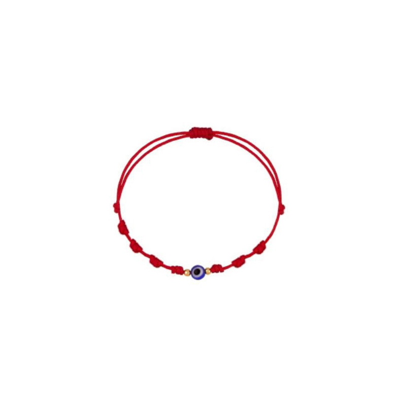 Pulsera 7 nudos ojo turco oro Pulsera 7 nudos ojo turco oro