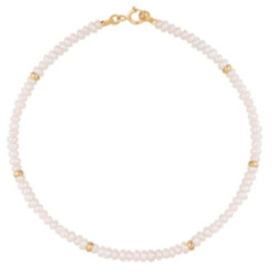 Pulsera oro amarillo y perlas