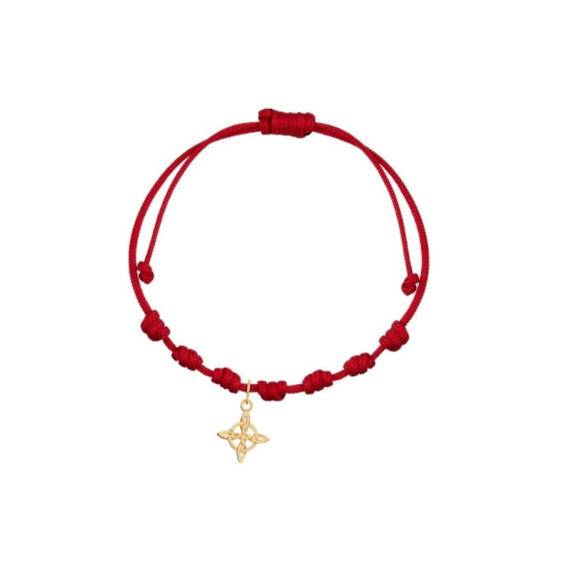 Pulsera 7 nudos nudo bruja oro Pulsera 7 nudos nudo bruja oro