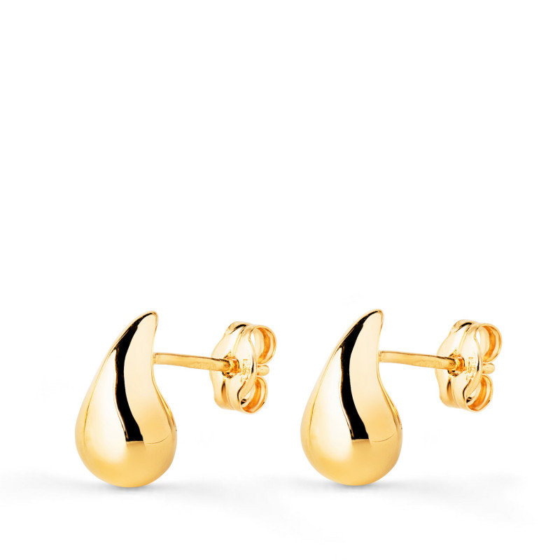 Pendientes oro gota