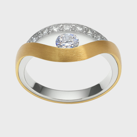 Anillo con diamantes