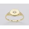 Sortija oro  con diamante