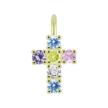 Cruz oro amarillo