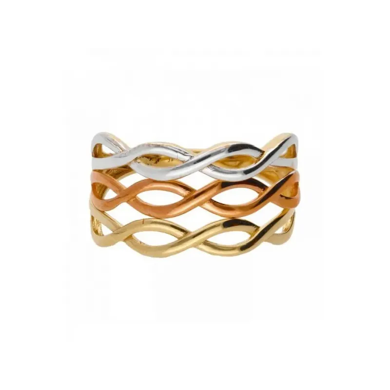 Sortija oro tres colores M-1089811ABR