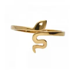 Sortija serpiente oro