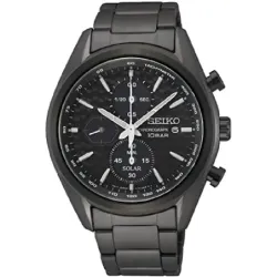 Macchina Sportiva Crono Solar IP Negro SSC773P1