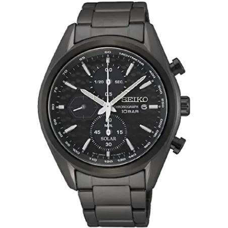 Macchina Sportiva Crono Solar IP Negro SSC773P1
