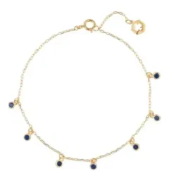 Pulsera oro y zafiros 1-90132-2-9