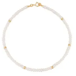Pulsera oro amarillo y perlas