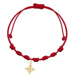 Pulsera 7 nudos nudo bruja oro