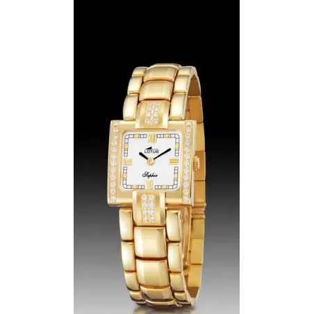 Lotus oro y diamantes