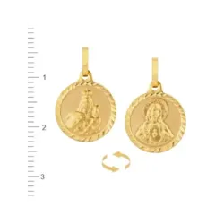 Medalla escapulario oro