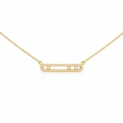 COLLAR PLATA CHAPADA