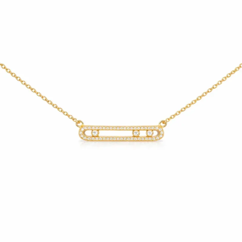 COLLAR PLATA CHAPADA