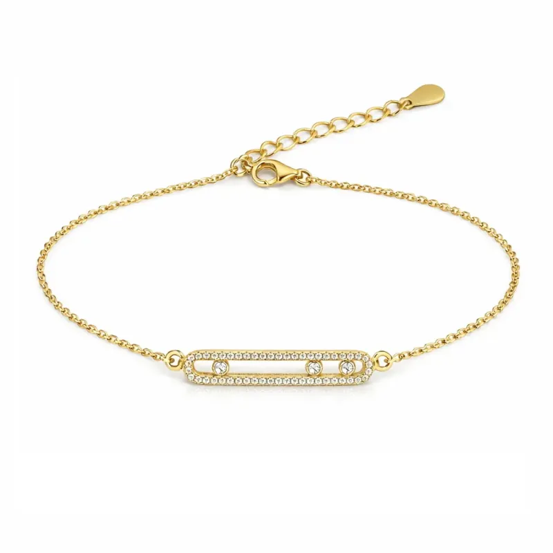 PULSERA PLATA CHAPADA