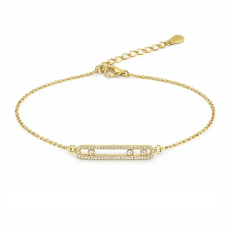 PULSERA PLATA CHAPADA