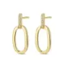 Pendientes plata chapada