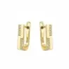 Pendientes de plata chapada
