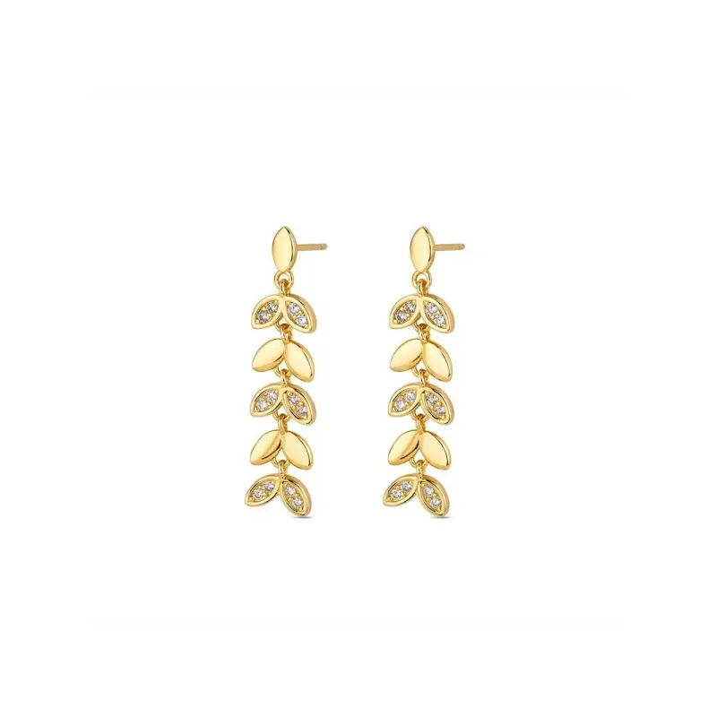 Pendientes plata chapada