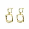 Pendientes plata chapada