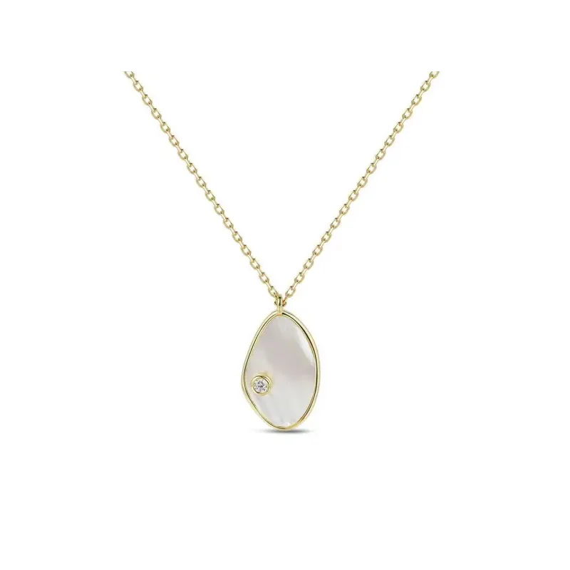 COLLAR PLATA CHAPADA
