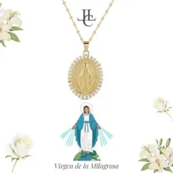 COLLAR PLATA CHAP MILAGROSA