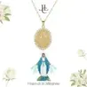 COLLAR PLATA CHAP MILAGROSA